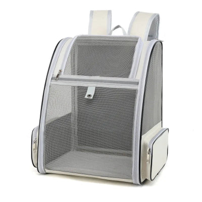 SAC A DOS CHAT  Confort Voyage beige