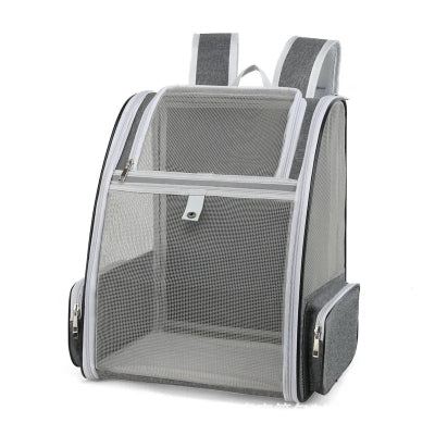 SAC A DOS CHAT  Confort Voyage gris