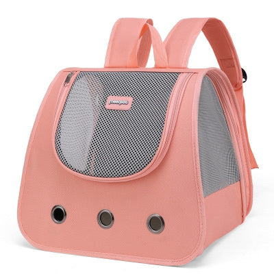 SAC A DOS CHAT  Ventilé Confort rose