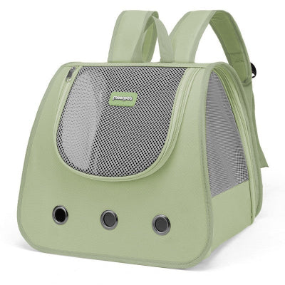 SAC A DOS CHAT  Ventilé Confort vert