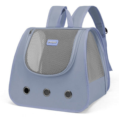 SAC A DOS CHAT  Ventilé Confort bleu