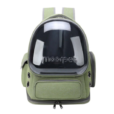SAC A DOS CHAT  Voyageur Confort vert