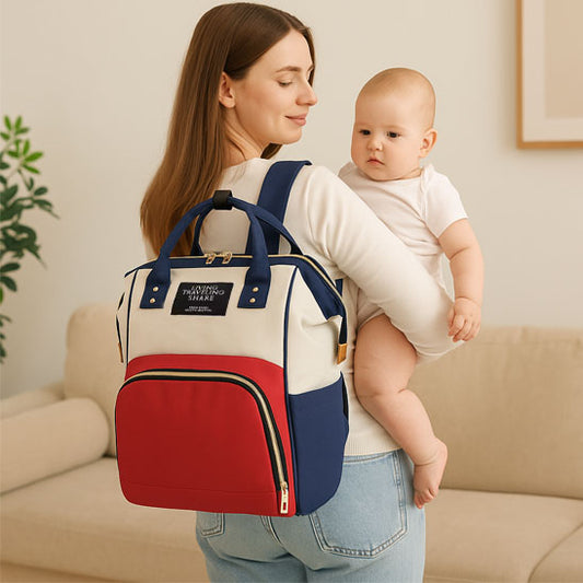 Sac-à-dos-à-langer-nori-rangement-innovant-avec-maman-et-bébé-multicouleur