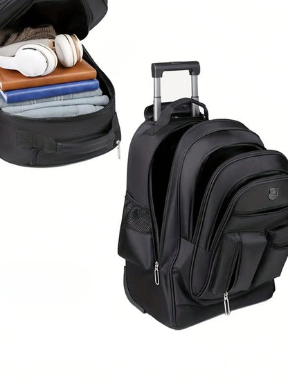 SAC A DOS - Avec des roulettes - Gris - Rangement Innovant