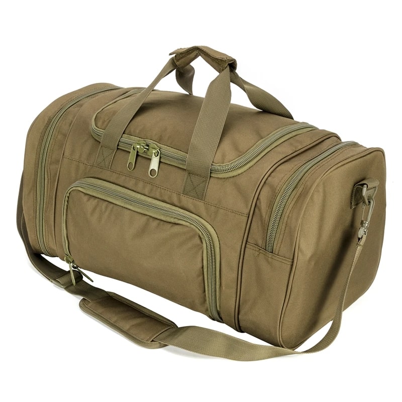 Sac-de-Sport-Homme-tactique-vert-arme-rangement-innovant