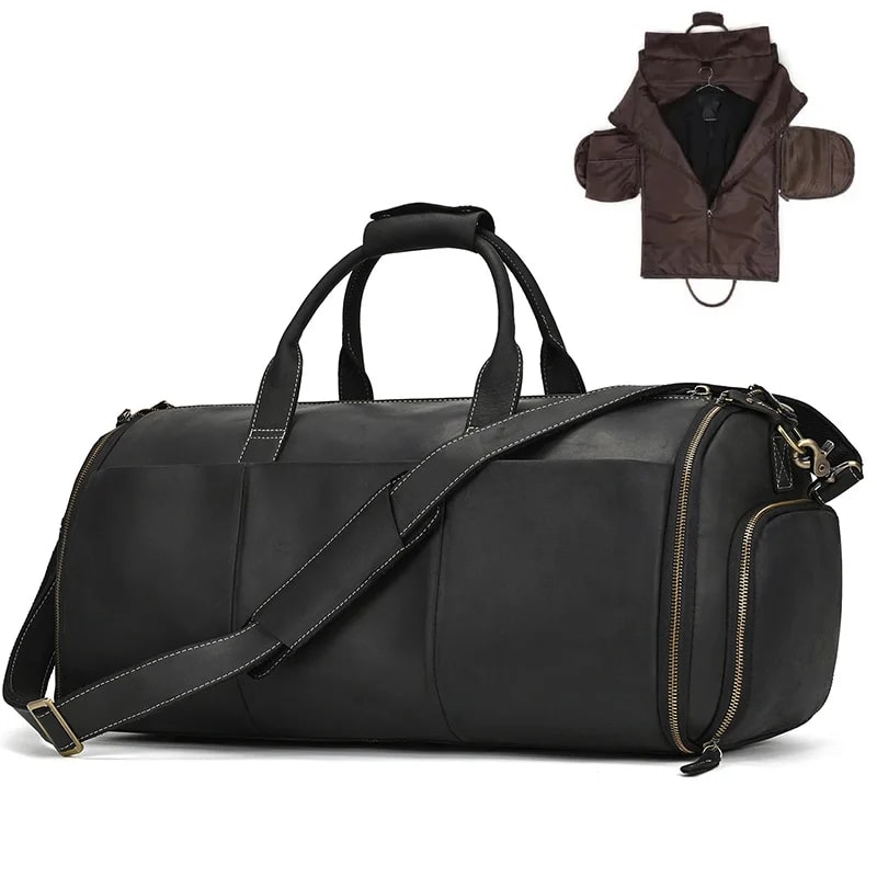 Sac-de-voyage-pliable-compact-rangement-innovant-noir