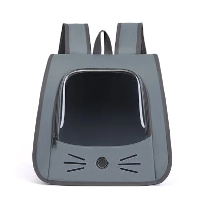 Sac à dos transport Chat gris