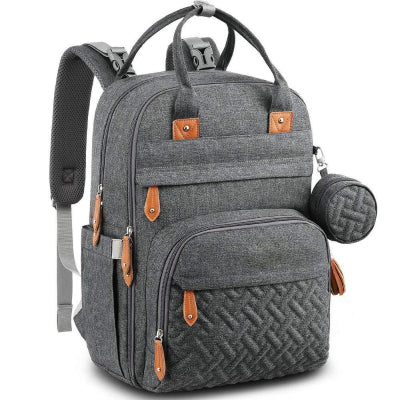 Sac à langer gris