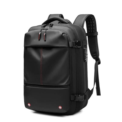 sac de voyage a dos compressible sous vide sans pompe noir