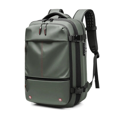 sac de voyage a dos compressible sous vide sans pompe vert