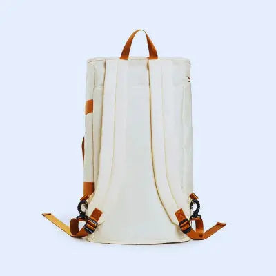 Sac de voyage  Pliable Fonctionnel beige vu de dos