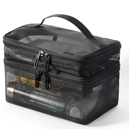 Trousse maquillage - Élégance - noir - rangement innovant