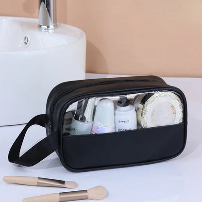 Trousse de toilette - Transparente Voyage - noir - petite - Rangement innovant