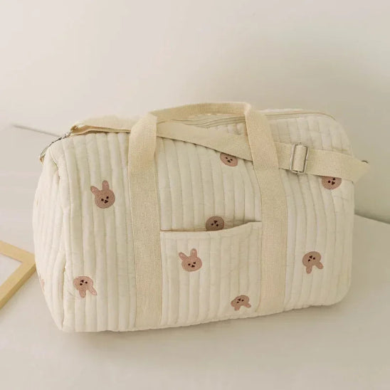 Sac-à-langer-bébé-maternité-imprimé-lapins