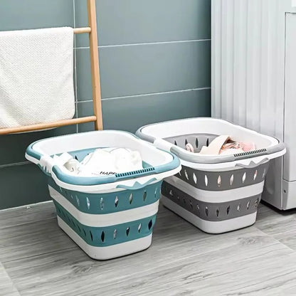 Panier-à-linge-plastique-pliable-polyvalent-rangement-innovant-dans-la-buanderie