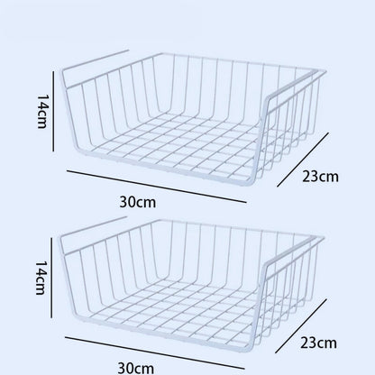 paniers-de-rangement-polyvalents-rangement-innovant-trompette-blanc-deux-pièces