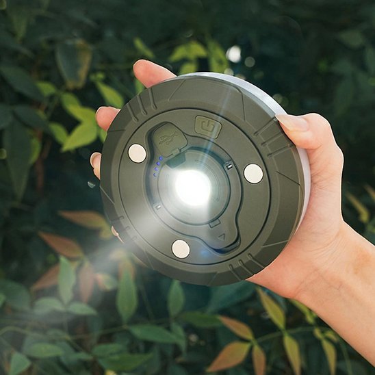 Guirlande lumineuse Design Ambiance lumière chaude allumée dans la forêt