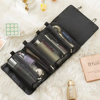 Trousse maquillage  Rangement accordéon couleur noir
