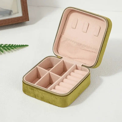 Rangement Bijoux - Boîte à Bijoux en Velours - Rangement Innovant