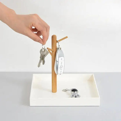 Rangement Bijoux - Et Clé - BranchRectaTray™ - Blanc - Rangement Innovant