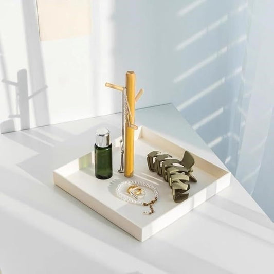 Rangement Bijoux - Et Clé - BranchRectaTray™ - Blanc - Rangement Innovant