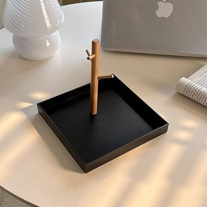 Rangement Bijoux - Et Clé - BranchRectaTray™ - Noir - Rectangle/Noir - Rangement Innovant