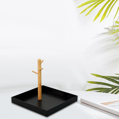 Rangement Bijoux - Et Clé - BranchRectaTray™ - Noir - Rectangle/Noir - Rangement Innovant