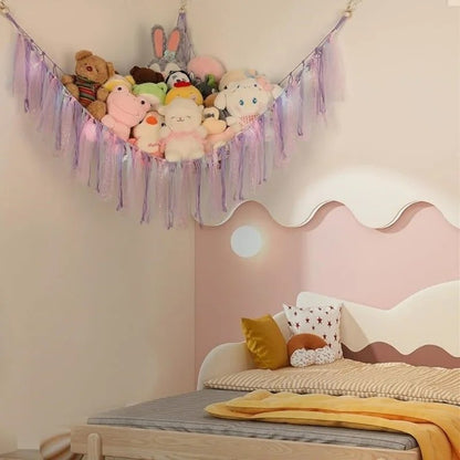 Rangement Chambre Enfant - Range Peluches - StorageHammock™ - Rangement Innovant