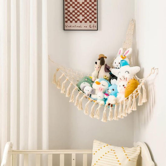 Rangement Chambre Enfant - Range Peluches - StorageHammock™ - Rangement Innovant