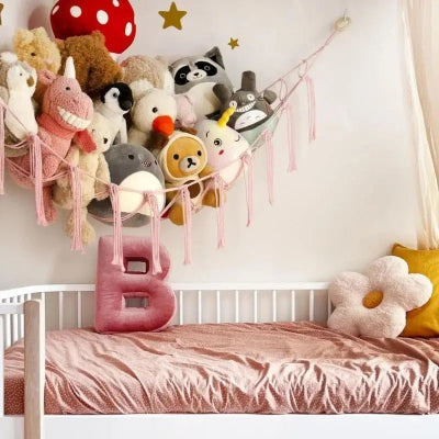 Rangement Chambre Enfant - Range Peluches - StorageHammock™ - Rangement Innovant