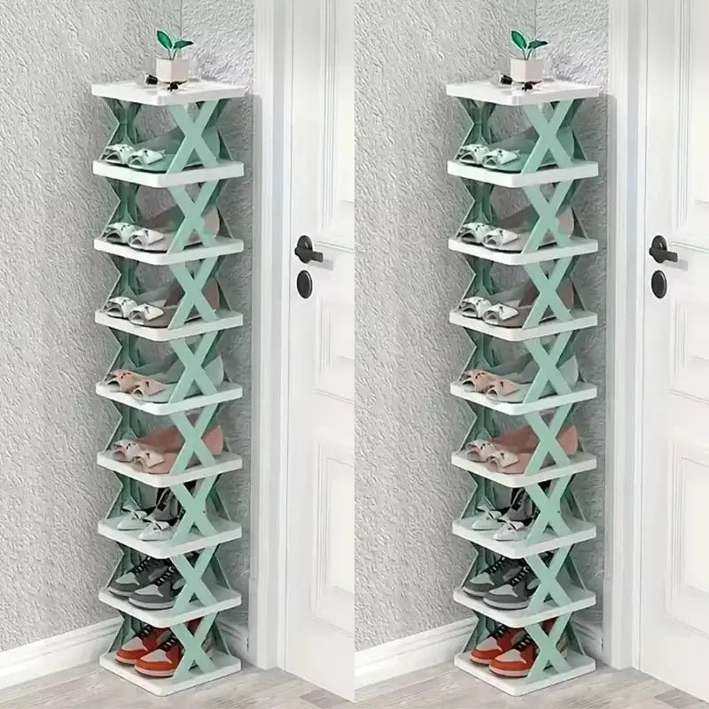 Rangement chaussures - Élégant - 2 x 9 plateaux - Rangement Innovant