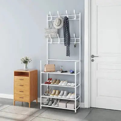 Rangement chaussures - polyvalent - Blanc A / 4 plateaux - Rangement Innovant