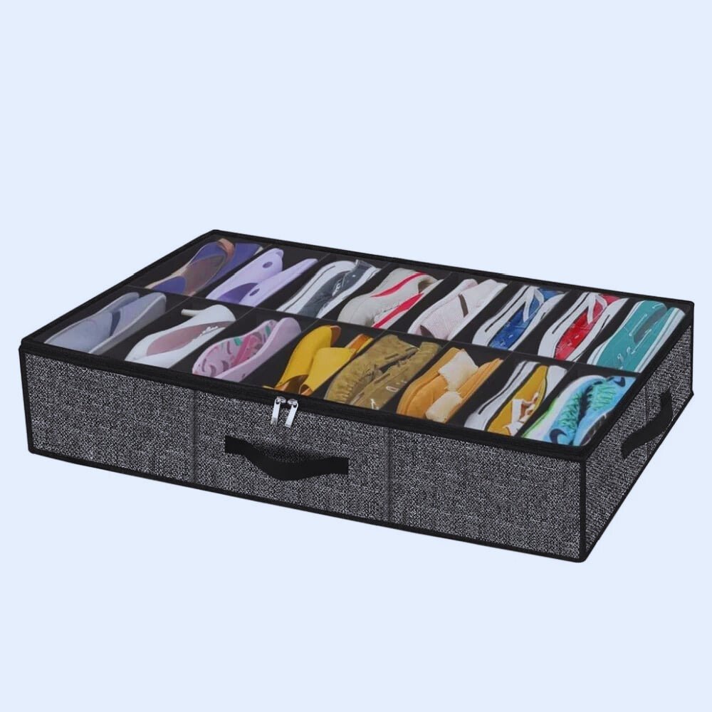 Rangement Chaussures - Sous le Lit - Rangement Innovant