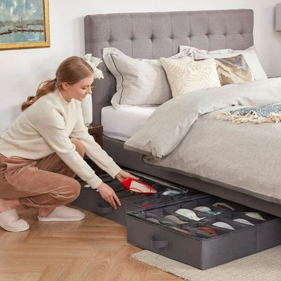 Rangement Chaussures - Sous le Lit - Rangement Innovant