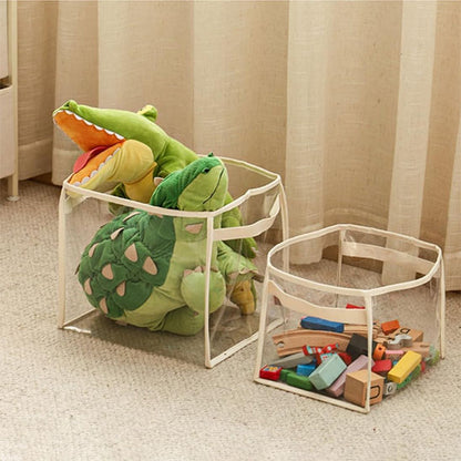 Rangement-jouet-enfant-transparent-rangement-innovant-posé-sur-le-tapis