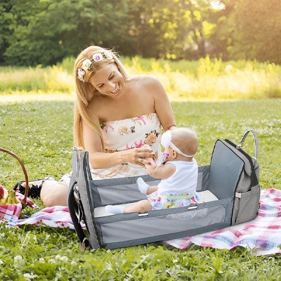 SAC A DOS - A langer avec lit intégré - Rangement Innovant