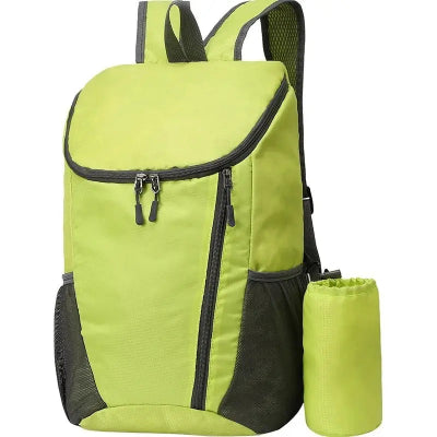 SAC A DOS - Pliable - Vert - Rangement Innovant