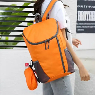 SAC A DOS - Pliable - Bleu - Rangement Innovant