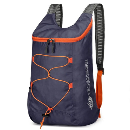 SAC A DOS - Pliable Pratique - Bleu foncé - Rangement Innovant