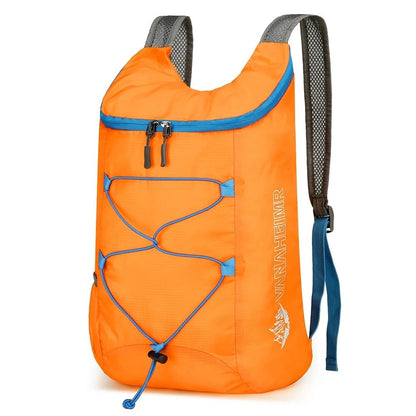 SAC A DOS - Pliable Pratique - Orange - Rangement Innovant
