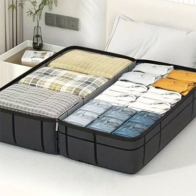 Sac de rangement ouvert