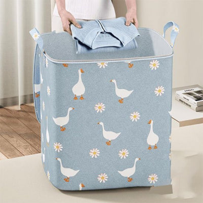 Sac de rangement rempli vêtements