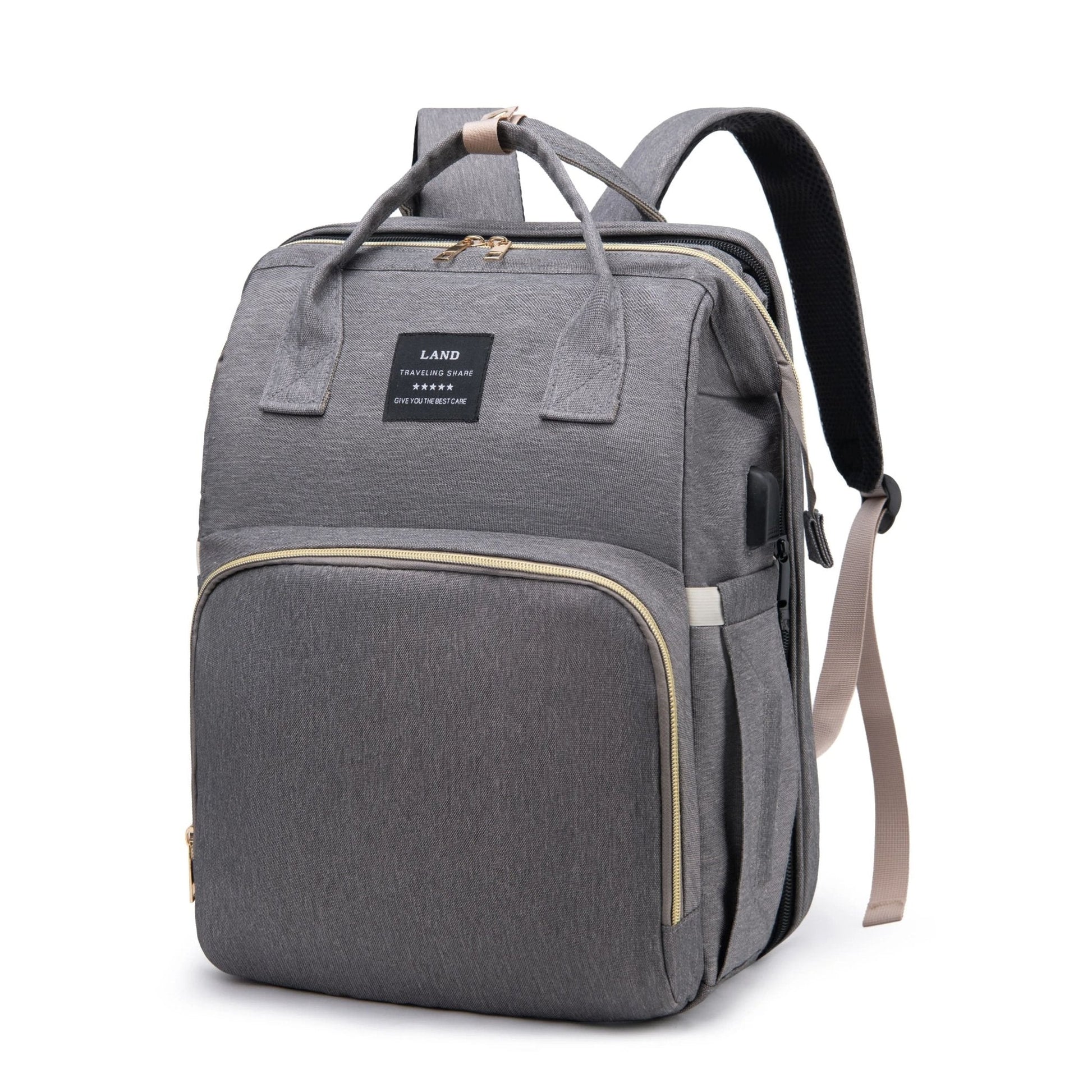 Sac de voyage à dos - A langer avec lit intégré - Rangement Innovant