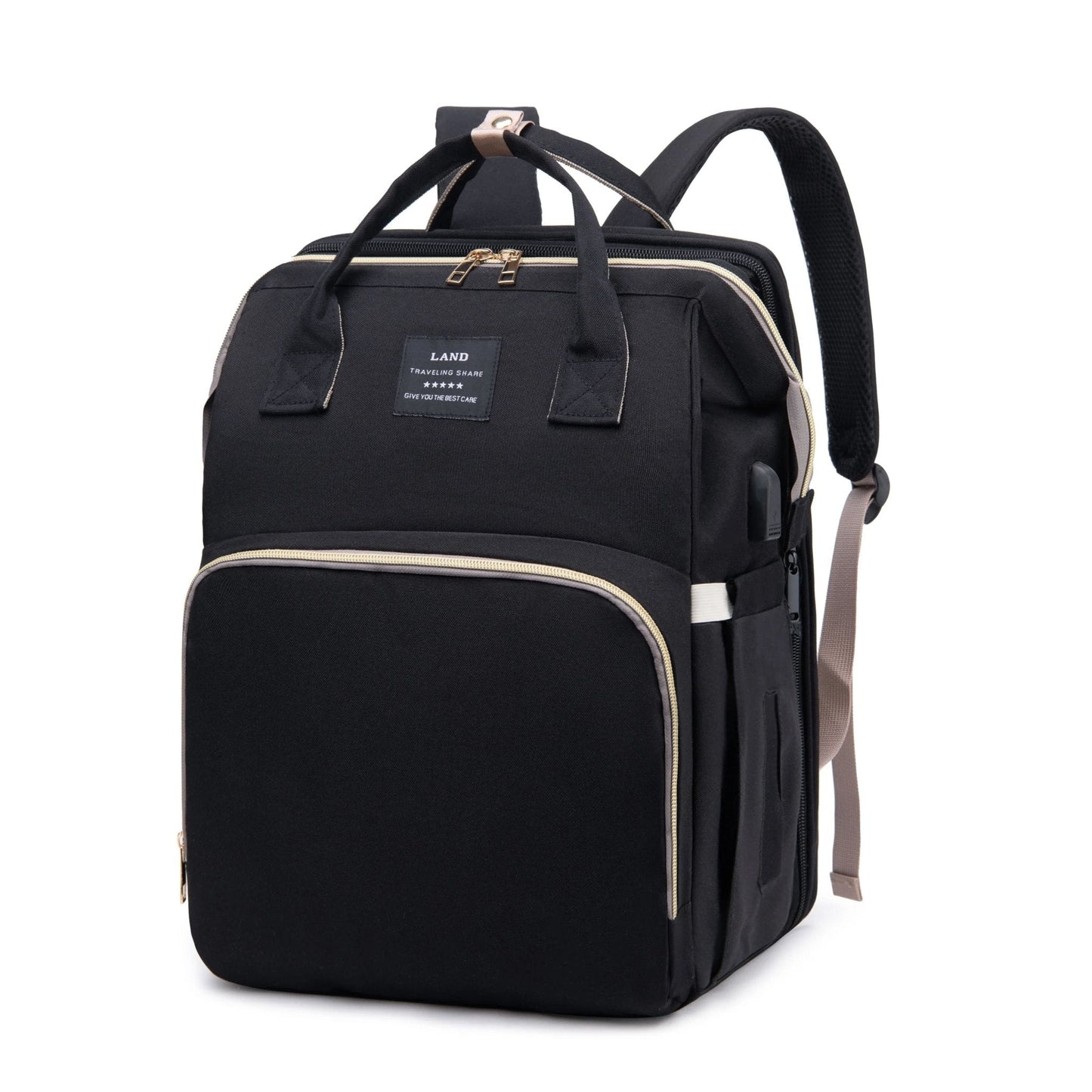 Sac de voyage à dos - A langer avec lit intégré - Rangement Innovant