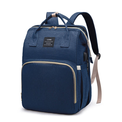 Sac de voyage à dos - A langer avec lit intégré - Rangement Innovant