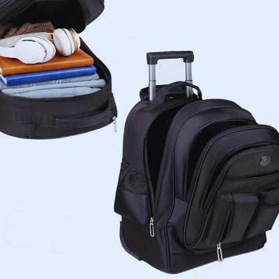 Sac de voyage à dos - Avec des roulettes - Rangement Innovant