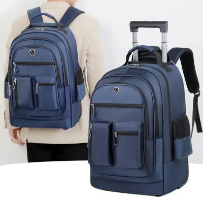 Sac de voyage à dos - Avec des roulettes - Rangement Innovant