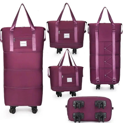 Sac de voyage - A roulettes - Ajustable - Rangement Innovant