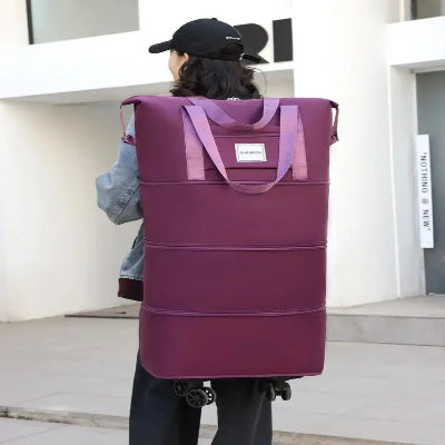 Sac de voyage - A roulettes - Ajustable - Rangement Innovant