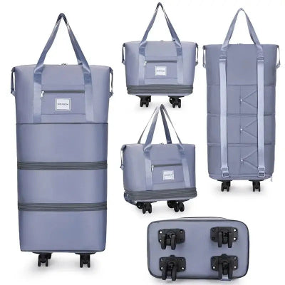 Sac de voyage - A roulettes - Ajustable - Rangement Innovant